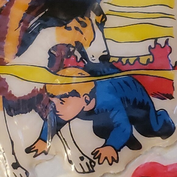 Vintage Lassie Three Dimensional Puffy Stickers 1980's Made in Taiwan No 3009 - Picture 6 of 8